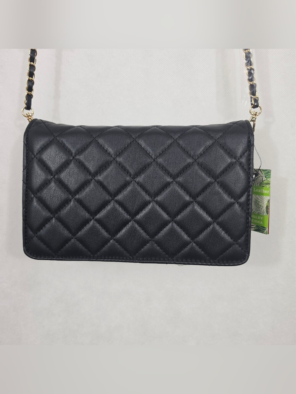 Badgley Mischka Studded Quilted Crossbody Bag - Picture 6 of 8